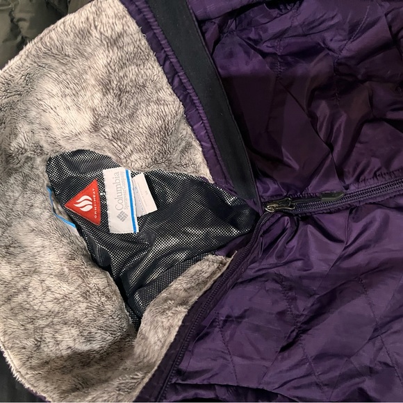 Columbia Womens Winter Layer Jacket Omni Heat Med perfect Cond - Picture 3 of 4